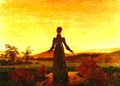 Woman at Dawn by Caspar David Friedrich
