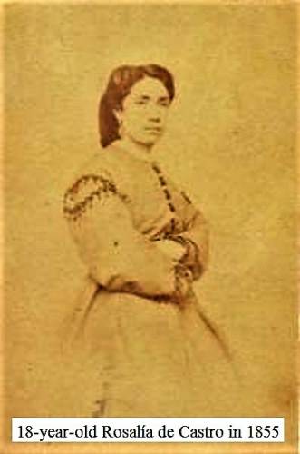 18-year-old Rosala de Castro in 1855