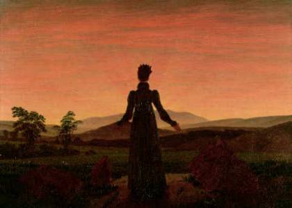 Woman at Dawn by Caspar David Friedrich